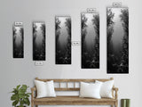 Kelp Forest, Underwater Light, Ocean Depths, Canvas Print, Bathroom Wall Art, Marine Inspired Decor, Nature Photography, Minimalist Style