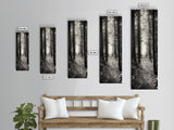Forest Trail, Woodland Path, Light Through Trees, Nature Escape, Canvas Print, Cabin Wall Art, Cozy Autumn Home Decor, Bedroom Artwork