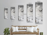 Tranquil Beach Walk, Coastal Pathway Print, Ocean Escape Wall Art, Entryway or Hall Decor, Framed Canvas Print, Serene Natural Style