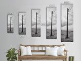Utility Pole, Coastal Wires, Industrial Sky, Power Lines, Framed Canvas Print, Minimalist Photography, Loft Wall Art, Urban Decor