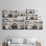 Ocean Knot, Stormy Sea, Nautical Rope, Seaside Wall Decor, Canvas Print, Rustic Coastal Wall Art, Bathroom Nautical Theme