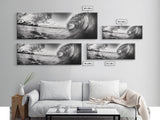 Barrel Wave Curl, Surfer's Dream, Ocean Power, Framed Canvas Print, Coastal Wall Art, Beach House Decor, Surf Photography
