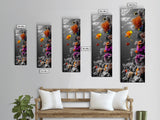 Clownfish Reef, Underwater Scene, Ocean Wall Decor, Coral Reef, Tropical Fish, Framed Canvas Print, Vibrant Bathroom Wall Art