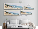 Big Wave Bay Beach, Hong Kong Watercolor Print, Vacation Gift, Hong Kong Wall Art, Beach Painting, Beach Decor, Large Wall Art, Wood Frame Art
