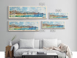 Cabo San Lucas, Mexico Watercolor Print, Vacation Gift, Mexico Wall Art, Beach Painting, Beach Decor, Large Wall Art, Wood Frame Art