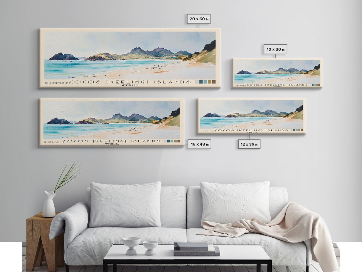 Coffee Bay, South Africa Watercolor Beach Print, Vacation Gift, South Africa Wall Art, Beach Painting, Beach Decor, Beach Painting