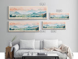 Dongtou, China Watercolor Print, Vacation Gift, China Wall Art, Beach Painting, Beach Decor, Large Wall Art, Wood Frame Art