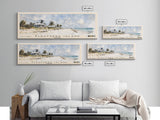 Eleuthera Island, Bahamas Watercolor Print, Vacation Gift, Bahamas Wall Art, Beach Painting, Beach Decor, Large Wall Art, Wood Frame Art
