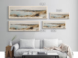 Falassarna Beach, Greece Watercolor Print, Vacation Gift, Greece Wall Art, Beach Painting, Beach Decor, Large Wall Art, Wood Frame Art