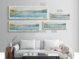 Granada Island, Granada Watercolor Print, Vacation Gift, Granada Wall Art, Beach Painting, Beach Decor, Large Wall Art, Wood Frame Art