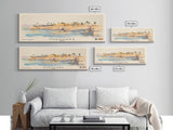 Hurghada, Egypt Watercolor Beach Print, Vacation Gift, Egypt Wall Art, Beach Painting, Beach Decor, Beach Painting