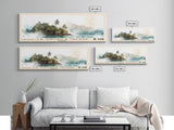 La Orchila Island, Venezuela Watercolor Beach Print, Vacation Gift, Venezuela Wall Art, Beach Painting, Beach Decor, Beach Painting