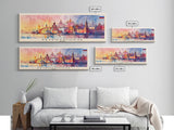 Petrozavodsk Russia Travel Print Wall Art, Panoramic City Art, Travel Art, Wall Decor, Vacation Gift, Framed Canvas Print Or Metal Art