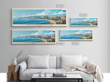 Novorossiysk Russia Wall Art, Panoramic Travel Poster, Panoramic Framed Canvas Print, City Wall Art, Wall Hanging Home Decor, Travel Art