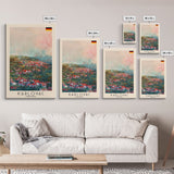 Karlovac Croatia Scenic View, Framed Canvas Print, Travel Poster, Wall Art, Living Room Decor, Cityscape Art, Modern Home Decoration, Croatian City