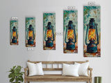 Lantern Glow Canvas Print rustic decor moody art farmhouse art wabi sabi art guest room art gift idea him gift idea her