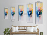 Abstract Horse Art Framed Canvas Print Colorful Western Wall Art, Bull and Bear Art, Moody Art, Farmhouse Art, Rustic Wall Art
