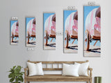 Covered Wagon Closeup Framed Canvas Print Rustic Decor Farmhouse Art Minimalist Painting Southwest Wall Art