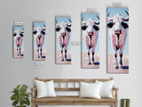Bison Canvas Print Modern Rustic Wall Art Boho Art Southwest Wall Art Above Bed Art Vertical Wall Art