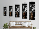 Cowboy Roping Art, Framed Canvas Print, western décor, rustic wall art, moody art, cowgirl painting, gift idea,southwest wall art
