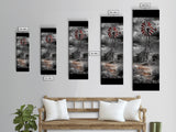 Western Windmill Art, Canvas Print, rustic décor, windmill wall art, farmhouse art, extra wide art, Joshua tree art, southwest wall art