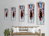 Minimalist Gloves Art Canvas Print light pink wall art fashion-inspired painting modern aesthetic bedroom art unique gift idea
