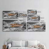 Desert Oasis Reflection Canvas Print Joshua Tree Art Southwest Wall Art Panoramic Art Above Sofa Art Gift Idea Rustic Wall Art