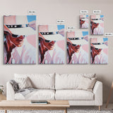 Cowboy, Western Art, Rustic Decor, Coastal Cowgirl Wall Art, Canvas Print, Gift Idea For Him, Farmhouse Art, Above Sofa Art