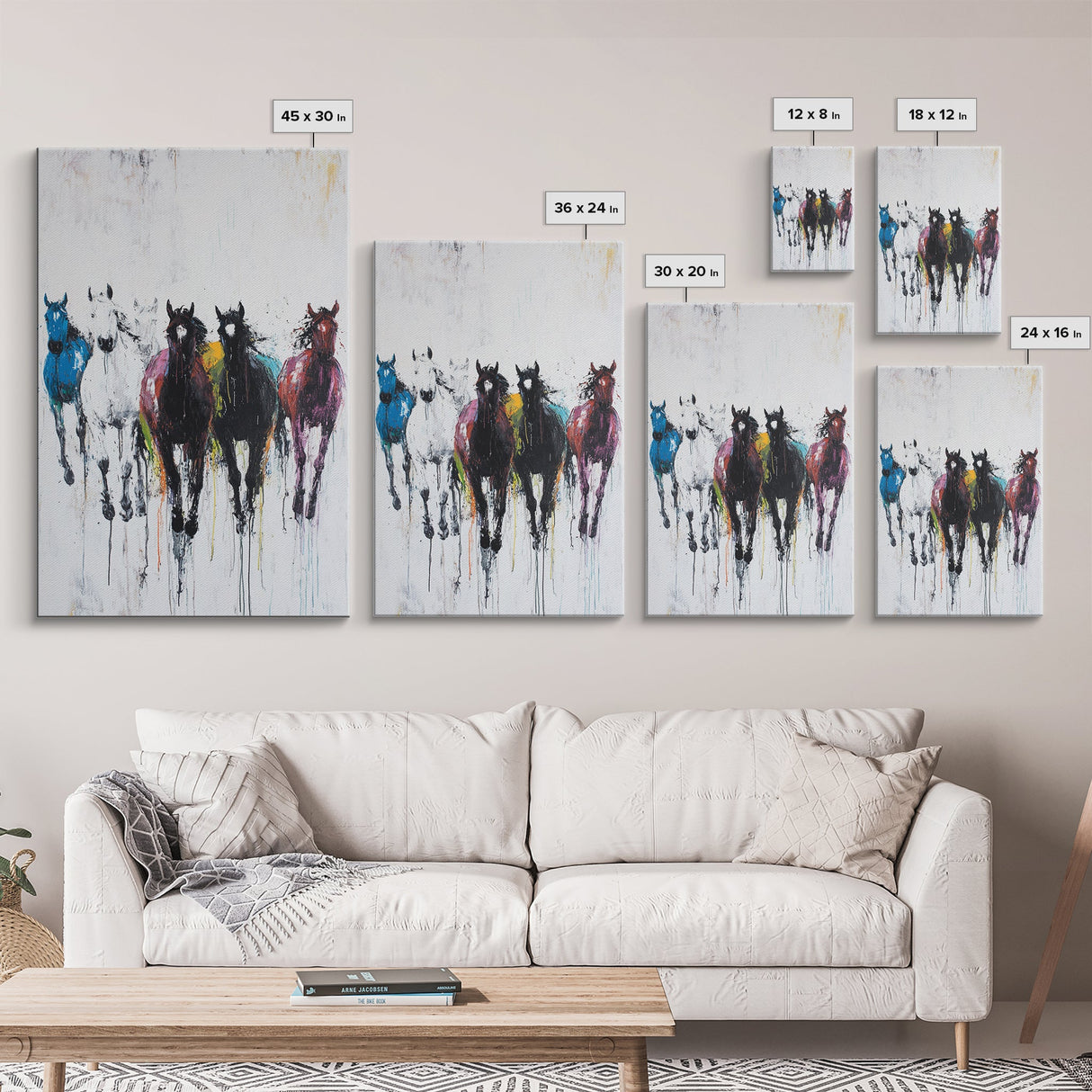 Modern Cowgirl, Western Fashion, Framed Canvas Print, black cowgirl painting, pink abstract art, light pink wall art, bold color art, gift idea for her