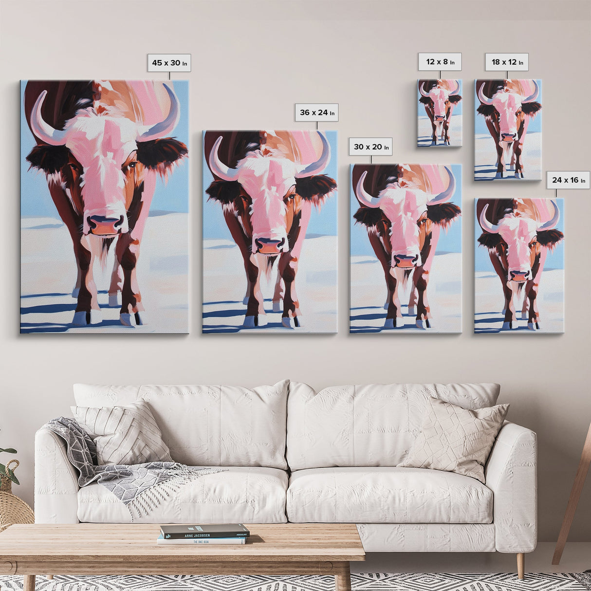 Bison Painting, Western Art, Framed Canvas Print, rustic wall art, vintage horse art, southwest wall art, farmhouse art, gift idea for him