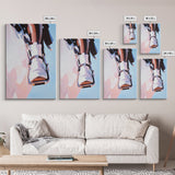 Pink Cowboy Boots, Coastal Cowgirl Art, Western Aesthetic, Framed Canvas Print, Rustic Decor, Light Pink Wall Art, Bedroom Art, Farmhouse Art, Gift Idea