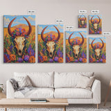 Western Carriage Art, Bold Color Painting, Southwest Wall Art, Framed Canvas Print, Rustic Decor, Moody Art, Extra Wide Art, Farmhouse Aesthetic, Gift Idea