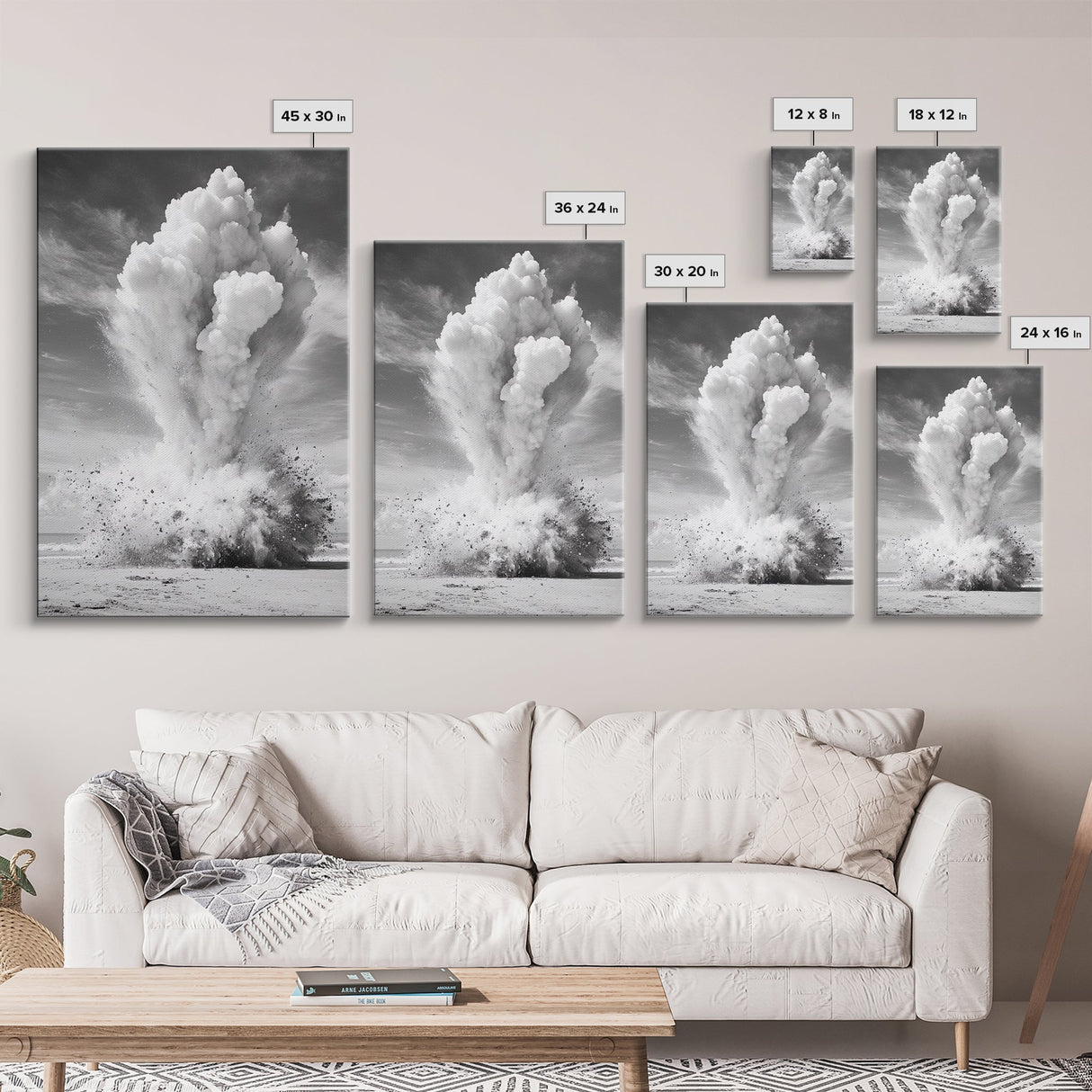 Explosion art, science art, moody art, dark romance painting, wabi sabi art, unique wall art, rustic decor, canvas print, above sofa art