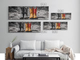 Cowboy Boots, Western Decor, Rustic Wall Art, Country Style Art, Farmhouse Art, Moody Art, Extra Wide Art, Framed Canvas Print