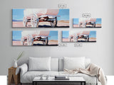 White Wagon, western painting, rustic art, farmhouse wall art, above couch art, cowboy decor, panoramic painting, canvas print, extra wide art