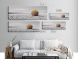 Tumbleweed, Desert Landscape, Southwest Wall Art, Minimalist Art, Extra Wide Art, Panoramic Art, Framed Canvas Print, Wabi Sabi Art