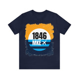 MKE - 1846 - Airport Travel Shirt - Milwaukee Peoples Flag