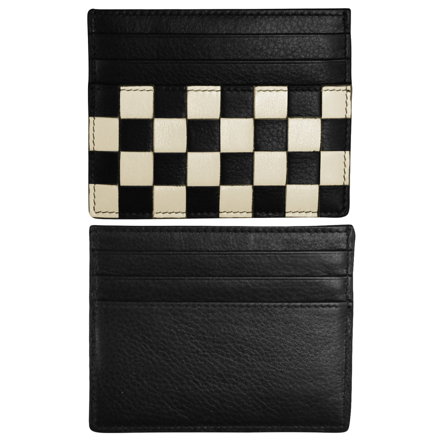 Checkerboard Card Case (7101) by ili New York