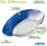 Super Soft Plush Microbead Travel Pillows by Cloudz