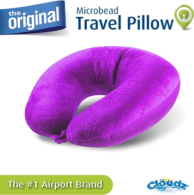 Super Soft Plush Microbead Travel Pillows by Cloudz