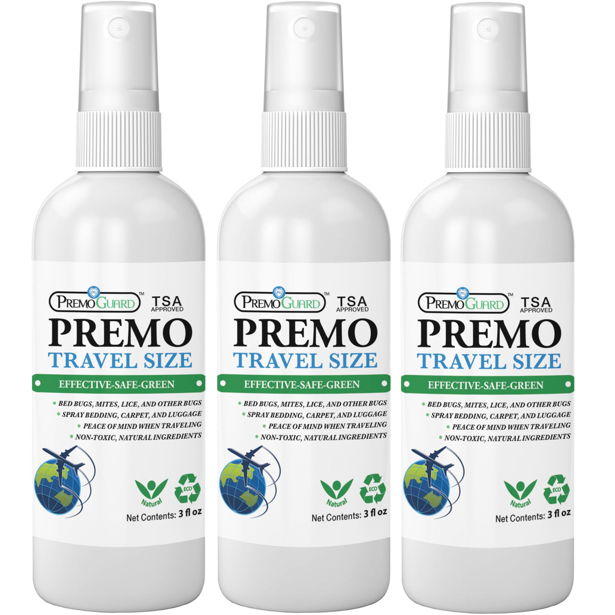 Bed Bug & Mite Killer - All Natural Non-Toxic - By Premo Guard