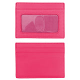 Porta CC/ID de cuero con bloqueo RFID en negro de ili New York