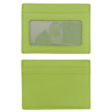 Porta CC/ID de cuero con bloqueo RFID en negro de ili New York