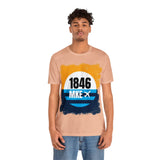 MKE - 1846 - Airport Travel Shirt - Milwaukee Peoples Flag