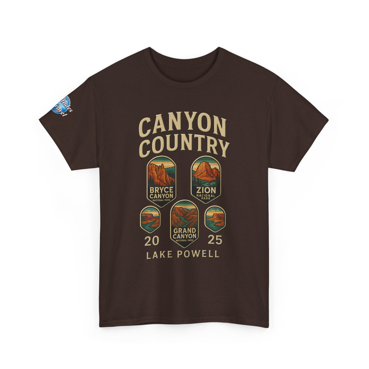 Canyon Country Tee, Adventure T-Shirt, National Park Shirt, Travel Souvenir Gift, Retro Tour Shirt, Hiking Apparel, Unisex Cotton Top