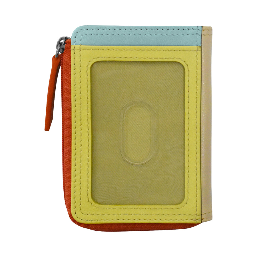 Vertical Zip Card Wallet (7411) by ili New York