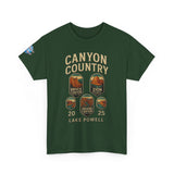 Custom Latitudes Travel - Canyon Country Tee, Adventure T-Shirt, National Park Shirt, Travel Souvenir Gift, Retro Tour Shirt, Hiking Apparel, Unisex Cotton Top