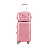 Hello Kitty Pink Molded Carry-on Train Case