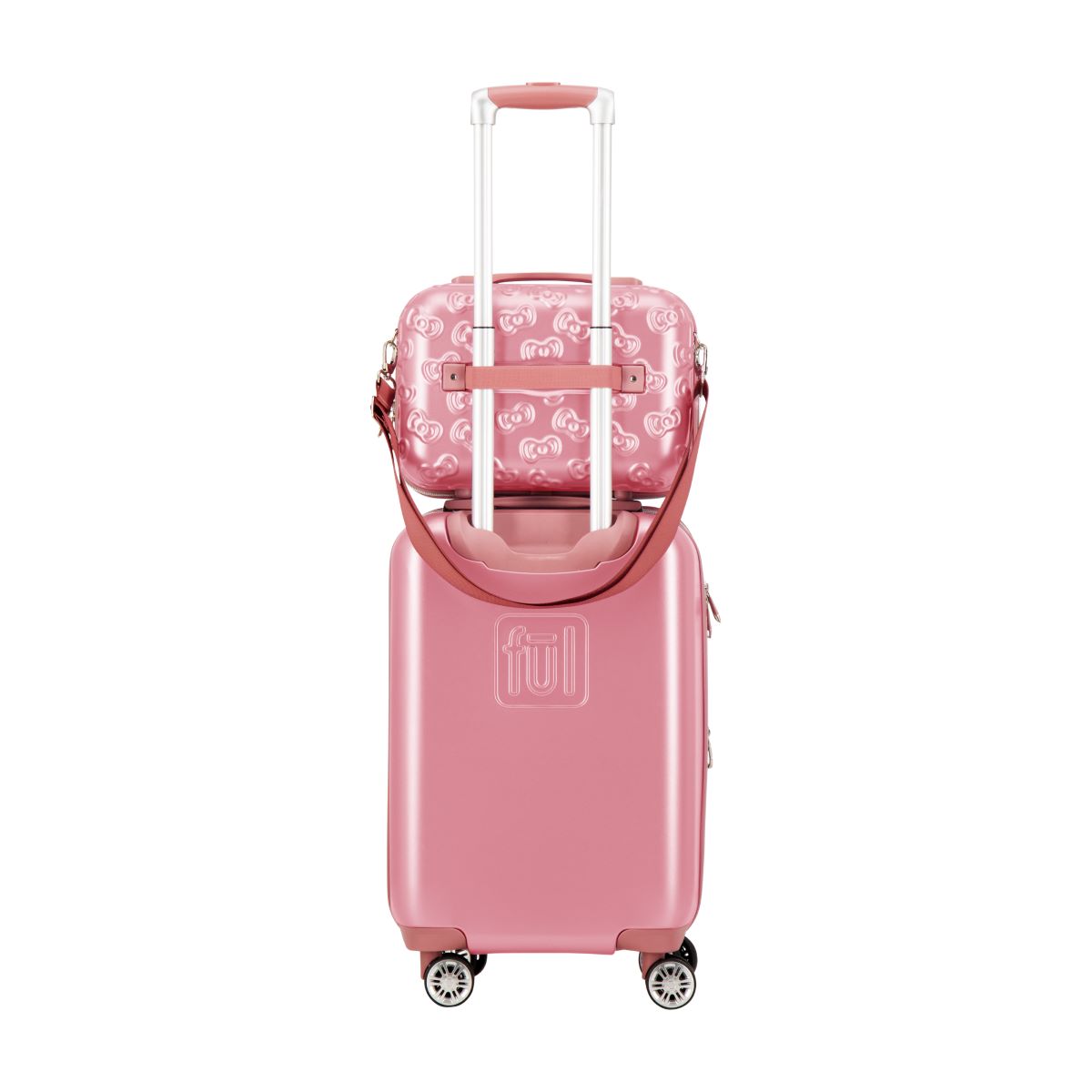 Hello Kitty Pink Molded Carry-on Train Case
