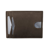 Men's Wallet, Premium Leather Front Pocket Bifold (7602) by ili New York